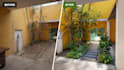 do backyard design with 2d plan and 3d render