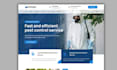 build high converting cleaning service website or pest control website
