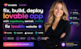 fix,build,deploy lovable app with supabase,vercel,netlify fix loveable website