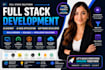 full stack website development,ai chatbot,ai web application, software developer