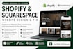 create squarespace website,shopify website design,fix store bugs