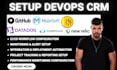 setup devops CRM github mulesoft datadog kodekloud tempo new relic spirateam