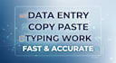 do data entry and copy paste work