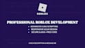 be your professional roblox game developer and scripter