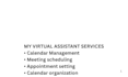 manage your calendar and schedule meetings