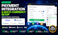 integrate payment gateway and multi currency converter for shopify wordpress wix