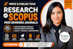 write and publish your research in scopus peer reviewed journals