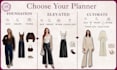 create a digital outfit planner with ready to wear formulas