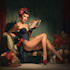 make a cute and sexy pin up pinup girl