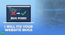 fix HTML CSS bugs, responsive issue and website design problems