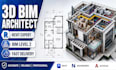convert point cloud to bim 3d model in revit , archicad