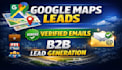 do high quality b2b lead generation, email list using google maps scraping