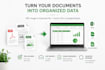 convert PDF, image or scanned file to excel, CSV or google sheets accurately