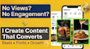 create aesthetic instagram posts and content for your brand