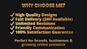 design social media posts, flyers and branding