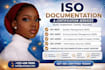 give iso 9001, 14001 45001 documentation and certification