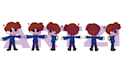 draw your character a turnaround sheet and animate them