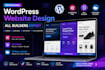 wordpress website on elementor pro, divi, themify, wpbakery, oxygen and kadence