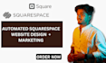 do square online squarespace booking website design squarespace email automation