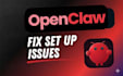 fix openclaw clawdbot set up issues fix open claw clawdbot issues
