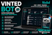 build discord vinted bot, vinted label bot, auto listing bot, alert bot