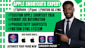 apple shortcuts custom automation workflow setup integrate notion calendar mail