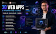 build 3d web apps and scene using babylon js webgl threejs