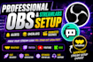 setup streamlabs alerts, overlays, animated obs scenes and whatnot stream