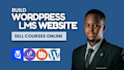 wordpress lms website design elearning website design online course website