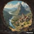 illustrate medieval fantasy and sci fi maps