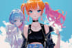 draw anime character with dynamic pose and action
