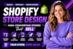 shopify website design shopify dropshipping store shopify website development