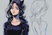 create anime chibi character illustration