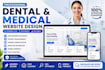 design medical, healthcare, spa, dentist, doctor, hospital, or clinic website