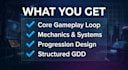 design your game systems, mechanics, and professional gdd