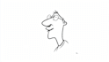draw simple cartoon line art illustration