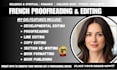 provide native french proofreading, developmental editing and libe editing