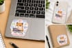 design cute relatable student stickers