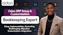 do odoo erp setup implementation, customization, odoo bookkeping as odoo develop