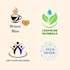 create creative logo design with branding shue