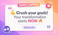 write 30 engaging instagram captions for your brand