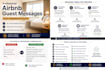 create professional airbnb guest message templates for hosts