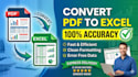 convert PDF to excel with accuracy