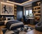 design a 3d bedroom for boys and girls room