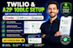 do twilio setup, a2p 10dlc registration, gohighlevel expert, twilio SMS, ghl SMS