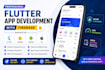 build custom flutter android and ios app with firebase