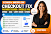 ecwid webflow  checkout fix payment error mobile bug speed seo cart issue store