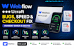 webflow ucraft mobile bug speed issue checkout fail payment error seo fix