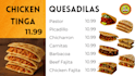 design editable canva menu template for restaurant cafe