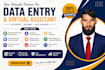 do data management, data extraction and data entry